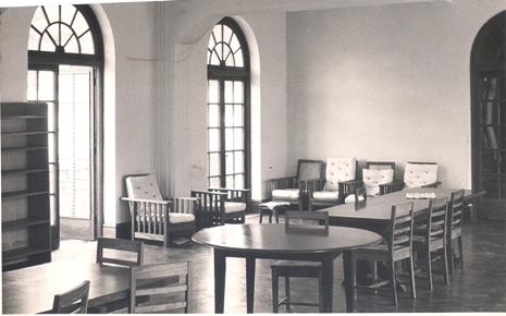 Northcote Hall Junior Common Room Interior, Makerere University, Kampala Uganda in 1952