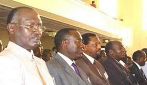 Members of Staff in attendance at the 1st Stakeholders' Consultative Meeting 28th - 29th January 2004, Makerere University, Kampala Uganda.