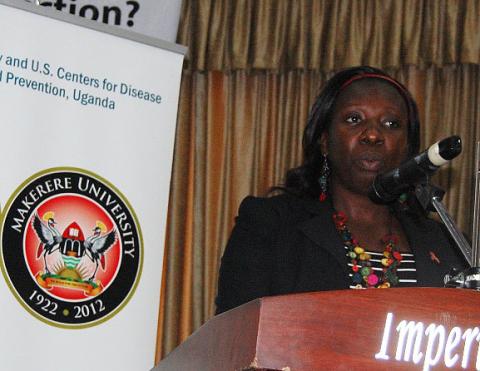 Dr. Stella Alamo-Talisuna, Executive Director, Reach-Out Mbuya, was on the proponents' bench at the Public Debate on 23rd August 2012, Imperial Royale Hotel, Kampala Uganda.