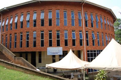 The Canteen of the St. Francis Community Centre, Dedicated on 9th January 2005 by the Most Rev. Henry Luke Orombi, Makerere University, Kampala Uganda. Canteen housed Maranatha Cafe as of August 2012