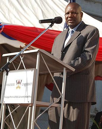 Dr. Musa Bungudu makes his remarks during the SMC Launch on 11th December 2012, Makerere University Hospital, Kampala Uganda.